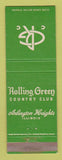 Matchbook Cover - Rolling Green Country Club Arlington Heights IL