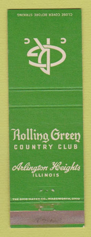Matchbook Cover - Rolling Green Country Club Arlington Heights IL