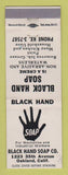 Matchbook Cover - Black Hand Soap Oakland CA
