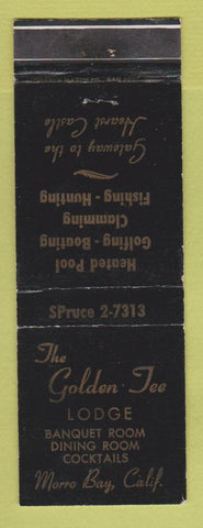 Matchbook Cover - Golden Tee Lodge Morro Bay CA WEAR