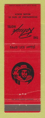Matchbook Cover - Raleigh Hotel Miami Beach FL WEAR