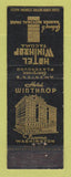 Matchbook Cover - Hotel Winthrop Tacoma WA