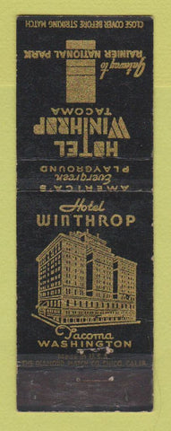 Matchbook Cover - Hotel Winthrop Tacoma WA