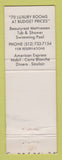 Matchbook Cover - Waffle House Siesta Motel San Antonio TX WEAR