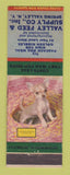 Matchbook Cover - Valley Feed and Supply Spring Valley NY Chihuahua