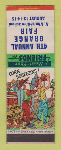Matchbook Cover - 4th Annual Grange Fair Starke County OH N Nimishillen School