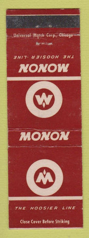 Matchbook Cover - Hoosier Line Monon Railroad