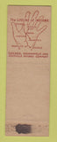 Matchbook Cover - Hoosier Line Monon Railroad