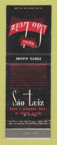 Matchbook Cover - Hotel San Luiz Porto Alegre Brazil