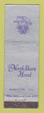 Matchbook Cover - North Shore Hotel Evanston IL WEAR