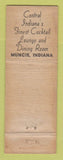 Matchbook Cover - Hotel Delaware Muncie IN WORN