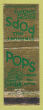 Matchbook Cover - Symphony Hall Boston Pops MA WEAR