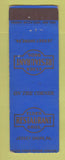 Matchbook Cover - Elder Bros Restaurant Jersey Shore PA FEDERAL LONG WEAR