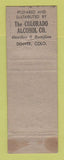 Matchbook Cover - Glenwood Club Whiskey Mission Vine Wine Denver Colorado WORN