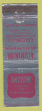 Matchbook Cover - Bazzoni Screens Storm Windows Chicago IL