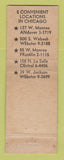 Matchbook Cover - Have A Snack Chicago IL