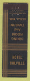 Matchbook Cover - Hotel Colville WA