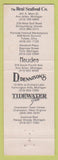 Matchbook Cover - Maude's Ann Arbor MI girlie