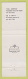 Matchbook Cover - La Margarita Mexican Food Traverse City Petoskey MI girlie