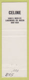 Matchbook Cover - Celine Lakewood Colorado girlie