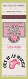 Matchbook Cover - Mike's Liquor Store Charlotte NC