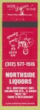 Matchbook Cover - Northside Liquors Arlington Heights IL