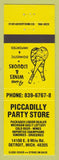 Matchbook Cover - Piccadilly Party Store Liquor Detroit MI
