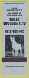Matchbook Cover - Al's Package Store Liquor St Robert MO