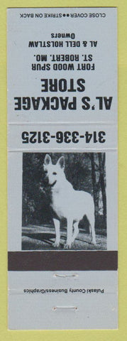 Matchbook Cover - Al's Package Store Liquor St Robert MO