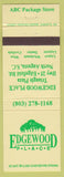 Matchbook Cover - Edgewood Place Liquor North Augusta SC