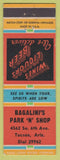 Matchbook Cover - Bagalini's Park n Shop Liquor Tuscon AZ