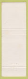 Matchbook Cover - Bulova Watches Solor Jewelry Portland TX