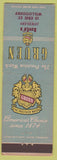 Matchbook Cover - Gruen Watches DavEd's Jewelry Willoughby OH