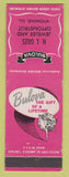 Matchbook Cover - Bulova Watches HJ Giles Jewelry Wyoming IL