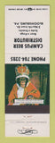 Matchbook Cover - Campus Beer Store Liquor Bloomsburg PA
