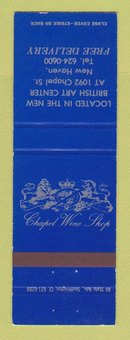 Matchbook Cover - Chapel Wine Shop New Haven CT