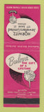 Matchbook Cover - Bulova Watches Horwitz Jewelry Ottawa ON WEAR