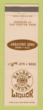 Matchbook Cover - Balboa House Liquor San Diego CA