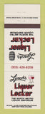 Matchbook Cover - Lynch's Liquor Locker Denver? Colorado?