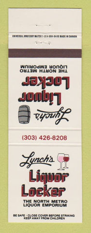 Matchbook Cover - Lynch's Liquor Locker Denver? Colorado?