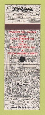Matchbook Cover - Biltmore Hotel Los Angeles CA