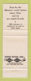 Matchbook Cover - Biltmore Hotel Los Angeles CA