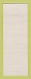 Matchbook Cover - JO Fiset Meubles QC Canada Racine Snack Bar