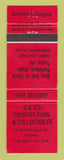 Matchbook Cover - D&D's Country Furniture Ottawa ON