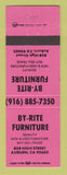 Matchbook Cover - By Rite Furniture Auburn CA PINK