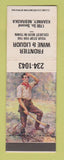 Matchbook Cover - Frontier Wine Liquor Kearney NE Abraham Lincoln
