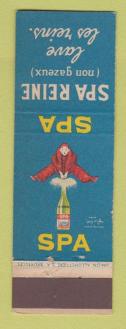 Matchbook Cover - Spa Reine Drink Beverage Belgium