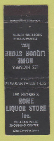 Matchbook Cover - Les Higbee's Home Liquor Store Pleasantville WEAR