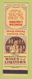 Matchbook Cover - Duncan Liquor Moline IL