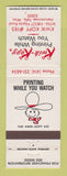 Matchbook Cover - Kwik Kopy Printing Menomonee Falls WI